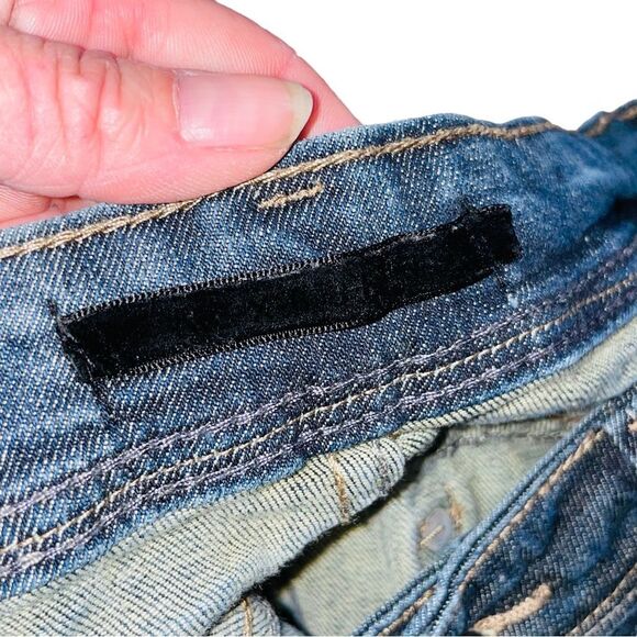 Next Jeans Medium Wash Low Rise Denim Cutoff Shorts - Size 26 - Picture 7 of 13